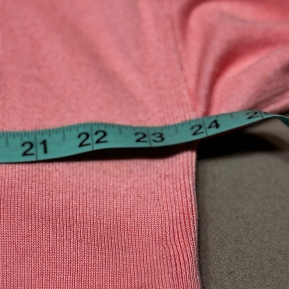 Talbots Pink and Orange Cardigan Sweater Classic Knit - Picture 7 of 8